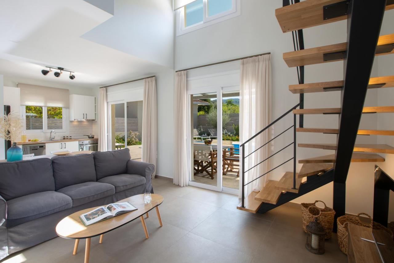 Grappolo Lefkada Villas - Vilana Ideal For Families And Small Groups Apólpena Kültér fotó